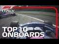 Crazy Collisions, Epic Duels And The Top 10 Onboards | 2019 Italian Grand Prix