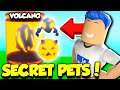 Hatching TONS OF SECRET PETS In Tapping Simulator Update New VOLCANO EGG!! Roblox