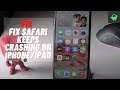 How to Fix Safari Keeps Crashing on iPhone/ipad