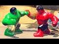 Hulk vs Red Hulk in LEGO Marvel Super Heroes w/ Cutscenes