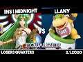 INS | Midnight (Palutena) vs Llany (Bowser Jr.) | Losers Quarters | Equalizer #3