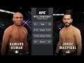 Kamaru Usman Vs. Jorge Masvidal : UFC 4 Gameplay (Legendary Difficulty) (AI Vs AI) (PS4)
