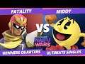 Naifu Wars 12 Winners Quarters - Fatality (Captain Falcon) Vs. SAC | Middy (Pac-Man) SSBU Singles