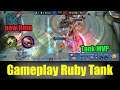 RUBY TANK NEW BUILD 2021 RUBY TOP 1 GLOBAL RUBY ROTATION MOBILE LEGENDS