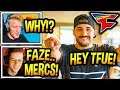 Streamers *MIND-BLOWN* After NickMercs *OFFICIALLY* JOINING FaZe Clan! (Rip Tfue) Fortnite Moments