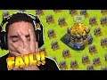 THE WORST FAIL YOU CAN MAKE "Clash Of Clans" NOOB GAME-PLAY!