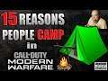 Top 15 REASONS PEOPLE CAMP in MODERN WARFARE! 😈 COD COUNTDOWN | Gun Game gameplay