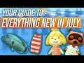 ACNH Everything NEW for July! Including Critters, the Update, & More!