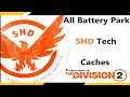 All Battery Park SHD Tech Caches || THE DIVISION 2  ||  Warlords of New York