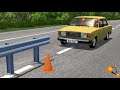 ОТБОЙНИК СМЕРТИ! ОГРАДА ПРОШИЛА САЛОН НАСКВОЗЬ | BeamNG.drive