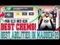 BEST ABILITIES & CHEMISTRIES IN MADDEN 20 (SS FS CB) WIN MORE GAMES NOW! [MUT 20]