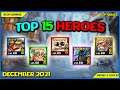 Best Heroes List on December 2021 - Empires & Puzzles |TOP HEROES|