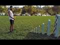 BIG DOMINO VS RUBBER CHICKEN - Domino Effect V23 The largest domino simulation on Real Footage