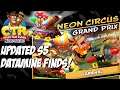 Crash Team Racing Nitro Fueled: Updated Neon Circus Grand Prix Datamine Finds!