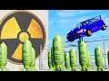 EXPERIMENT - Cars vs Nuclear Bombs #14 - BeamNG.Drive | CrashTherapy