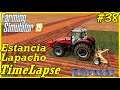 FS19 Timelapse, Estancia Lapacho #38: Ripping The Big Field!