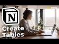 How to Make a Table in Notion