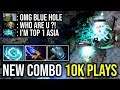 NEW COMBO 10K PLAYS..!! Aghanim Scepter + Meteor Hummer Storm Spirit by Abed 7.22c | Dota 2