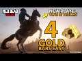 *New Players* 4 Gold Bars Super Easy in Red Dead Online (New Player Tips & Tricks)