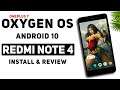 (OP7) Oxygen OS Port For Redmi Note 4 | Android 10 | Install & Review