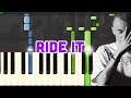Regard - Ride it (Piano Tutorial Synthesia)