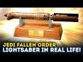 Star Wars Jedi Fallen Order Lightsaber IN REAL LIFE! Cal's Lightsaber! (JFO Xbox One Game Giveaway!)