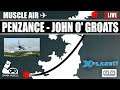 X PLANE 11 - Muscle Air Budget flights - Penzance to John O'Groats