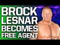 Brock Lesnar Becomes Free Agent | Top WWE Raw Star Injured