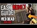 EASY MONEY & GOLD GUIDE TO GO FROM BROKE TO RICH in Red Dead Online! Money/Gold Method RDR2!