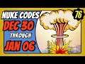 Fallout 76 Nuke Launch Codes This Week Dec 30 thru Jan 06 2021
