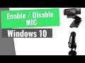 How to Enable or Disable a Microphone on Windows 10