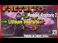 ⚙️Factorio➡️ Lithium Imersite Building✅➡️ Rampant mod + Krastorio 2 mod ⚙️🔧🏭 Gameplay