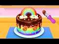 Make Tasty Rainbow Cake in Bakery Empire Bake Decorate & Serve Cakes Game for Girls