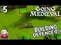 Mining a Trench Around My Base!! | Let's Play - Going Medieval S1 E5