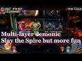 Monster Train gameplay - Turn based multi-level card game - Roguelike card battler