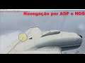 Navegação por ADF e NDB flight simulator x