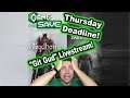 Thursday Deadline For "Git Gud" Livestream! (Fundraising Update, Game Save '21)