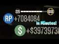 UNLIMITED MONEY AND RP IN MINUTES In GTA 5 ONLINE! (1,100,000 & 75k RP Every Minute)