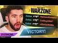 1 VS 4 CLUTCH TO WIN WARZONE! (Call Of Duty: Modern Warfare)
