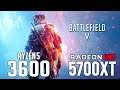Battlefield V on Ryzen 5 3600 + RX 5700 XT 1080p, 1440p benchmarks!