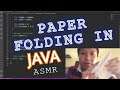 Coding ASMR Lo-Fi | Folding paper more than 7 times, but in JAVA. keyboard noises
