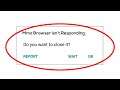 Fix Mmx Browser App Not Responding Error in Android & Ios - Mmx Browser Not Responding Problem