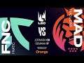 Fnatic vs MAD Lions | Parte 1 | LEC Spring split 2020 | Semana 9 | League of Legends