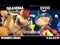 Grandma (Bowser) vs Syco (Olimar) | Winners Semis | Synthwave X Three