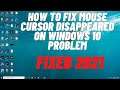 How to Fix Mouse Curser Dissappeared on Windows 10 Problem - Fixed 2021 (Keyboard Only Tutorial)