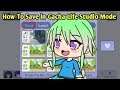 How To Save In Gacha Life Studio Mode + Shout Out
