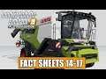 LS19 Claas Addon Fact Sheets 14-17 mit Claas Lexion 8900 & Mehr