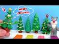 Making 5 Cristmas Tree with Clay