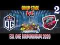 OG vs FTM Game 2 | Bo3 | Group Stage ESL One Birmingham 2020 | DOTA 2 LIVE