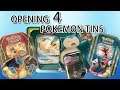 Opening 4 Pokemon Tins - Casually Pulling Secret Rares - Aggro Pull